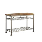 Homestyles Orleans Kitchen Island with Butcher Block Top, 52W
