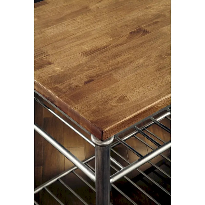 Homestyles Orleans Kitchen Island with Butcher Block Top, 52W