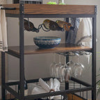 Wheeler Industrial Kitchen & Wine Cart
