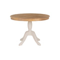 Josie Round Solid Wood Pedestal Table