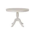 Josie Round Solid Wood Pedestal Table