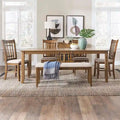 Santa Rosa Antique Honey 6 Piece Rectangular Table Set
