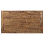 Steve Silver Leyburn Industrial Wood and Metal Coffee Table with Casters