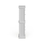 Homestyles Nantucket Sanded Off-White Pantry with Four Doors - N/A