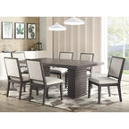 Steve Silver Milano 78-Inch Contemporary Wooden Dining Table - Grey-Brown