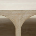 White Wash Reclaimed Wood Coffee Table - 67" Large