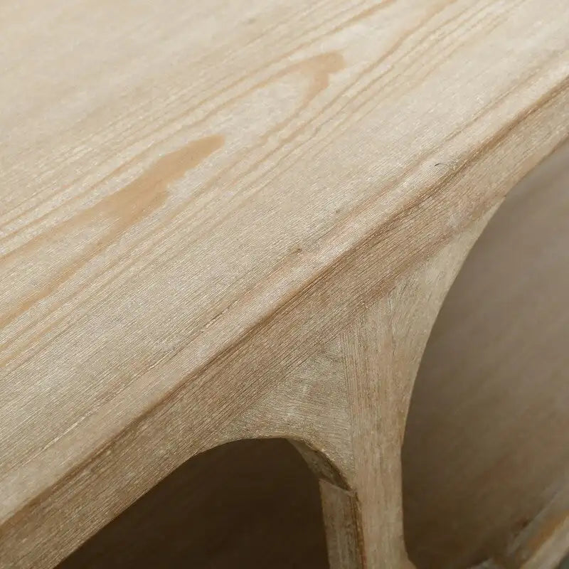 White Wash Reclaimed Wood Coffee Table - 67" Large