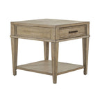 Devonshire Weathered Sandstone Drawer End Table