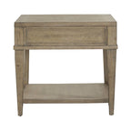 Devonshire Weathered Sandstone Drawer End Table