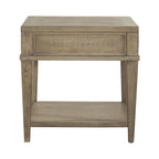 Devonshire Weathered Sandstone Drawer End Table