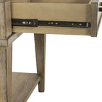 Devonshire Weathered Sandstone Drawer End Table