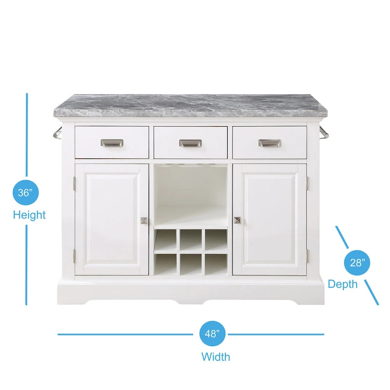 Steve Silver Zoie Kitchen Island
