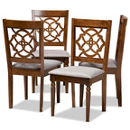 Lylah Modern and Contemporary 4-Piece Dining Chair Set
