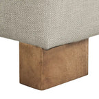 Porch & Den Camero Beige Tufted Storage Bench