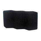Adeco 35 Long Ottoman Bench Velvet Polygon Foot Stool