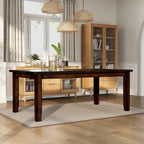 Furniture of America Paur Cottage Cherry 78-inch Expanding Dining Table