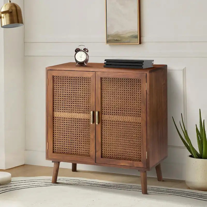 Borsippa 2-Door Accent Cabinet with Shelves by HULALA HOME