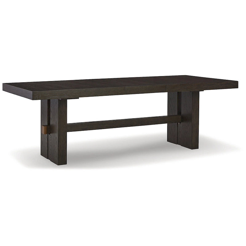 Signature Design by Ashley Burkhaus Dark Brown 10-Piece Dining Package