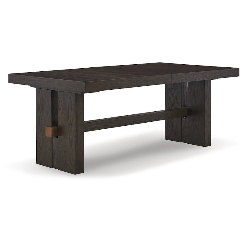 Signature Design by Ashley Burkhaus Dark Brown 10-Piece Dining Package