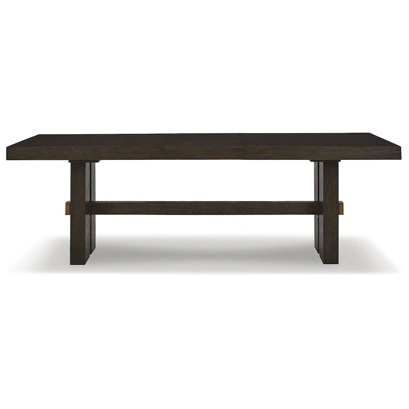 Signature Design by Ashley Burkhaus Dark Brown 10-Piece Dining Package
