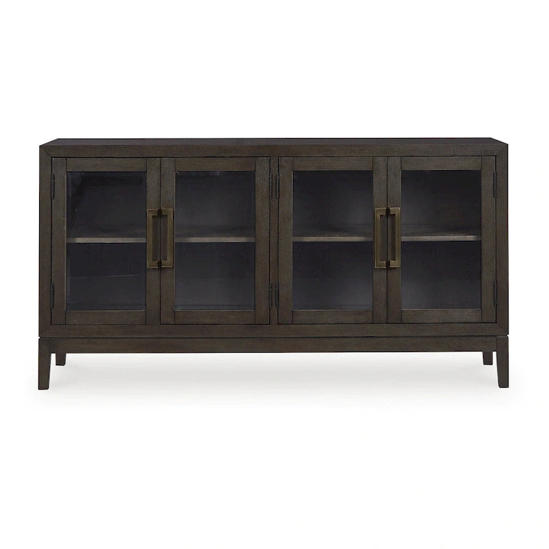 Signature Design by Ashley Burkhaus Dark Brown 10-Piece Dining Package