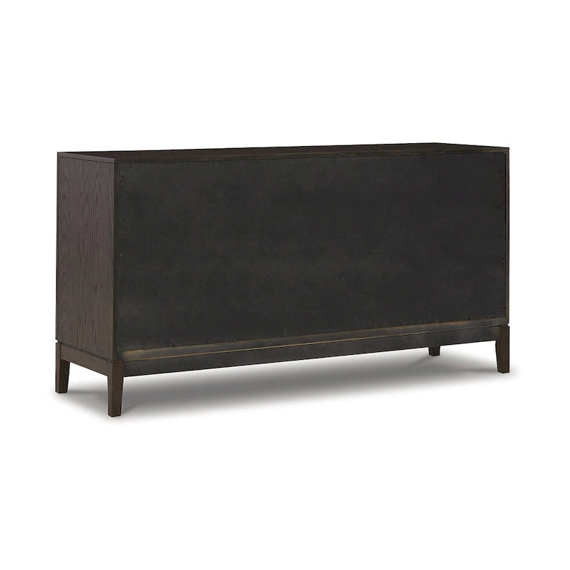 Signature Design by Ashley Burkhaus Dark Brown 10-Piece Dining Package