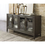 Signature Design by Ashley Burkhaus Dark Brown 10-Piece Dining Package