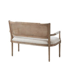 Madison Park Willshire Beige Reclaimed Natural Settee
