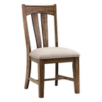 Whiskey River Gun Powder Grey Splat Back Side Chairs (Set of 2)