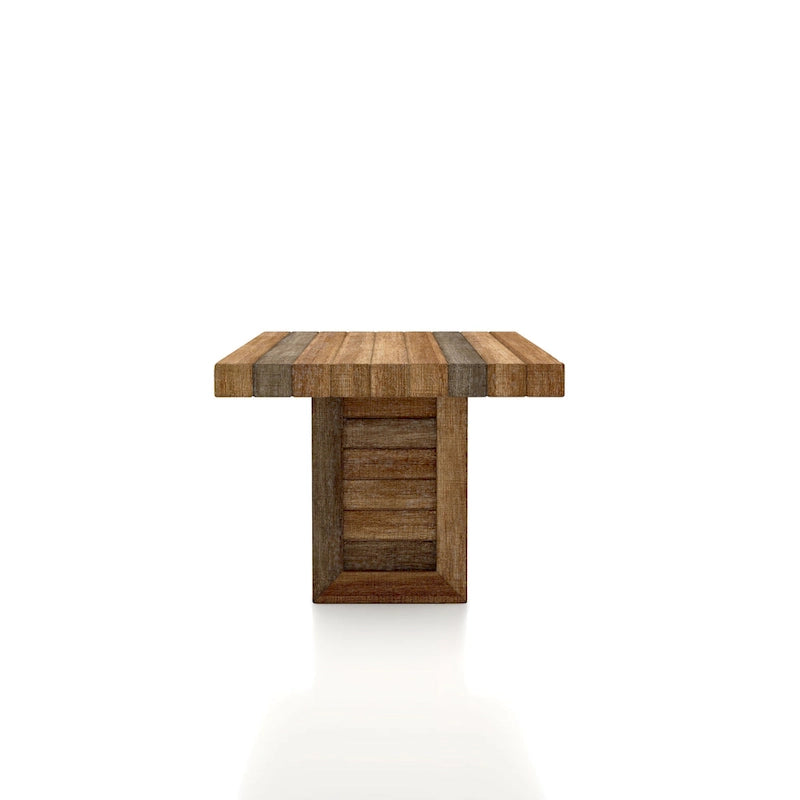 Furniture of America Anaisha Rustic Solid Wood 68-inch Dining Table