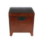 SEI Furniture Liatris Transitional Wooden Espresso Trunk Coffee Table