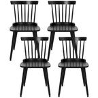 Farmhouse Windsor Dining Chairs with Spindle Back - 33.3H x 17.4W x 19.7D