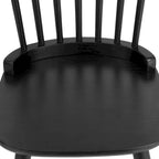Farmhouse Windsor Dining Chairs with Spindle Back - 33.3H x 17.4W x 19.7D