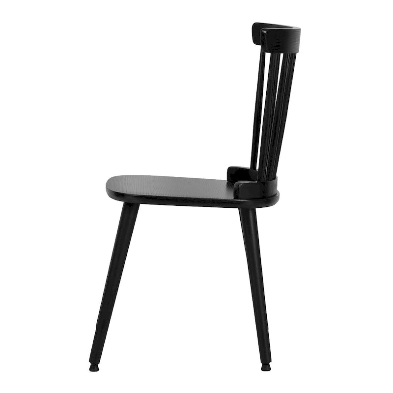 Farmhouse Windsor Dining Chairs with Spindle Back - 33.3H x 17.4W x 19.7D