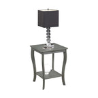 Convenience Concepts American Heritage Square End Table with Shelf
