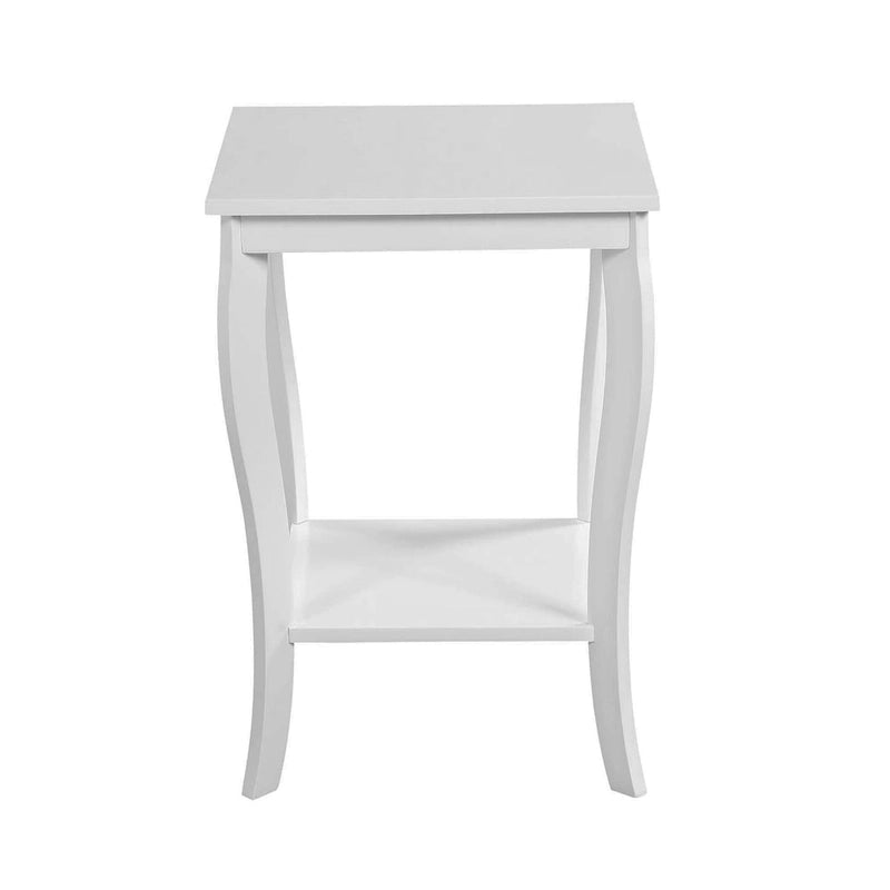 Convenience Concepts American Heritage Square End Table with Shelf