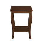 Convenience Concepts American Heritage Square End Table with Shelf