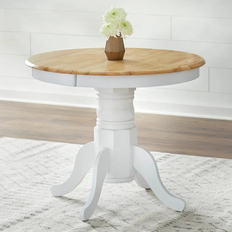 Simple Living Carolina 7-piece Farmhouse Solid Wood Dining Set with Leaf