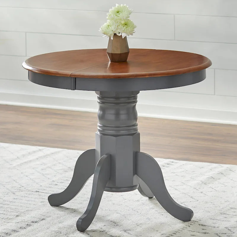 Simple Living Carolina 7-piece Farmhouse Solid Wood Dining Set with Leaf