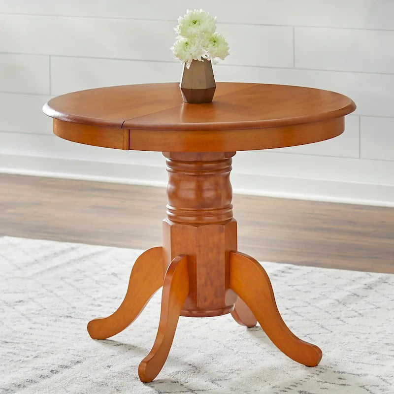 Simple Living Carolina 7-piece Farmhouse Solid Wood Dining Set with Leaf