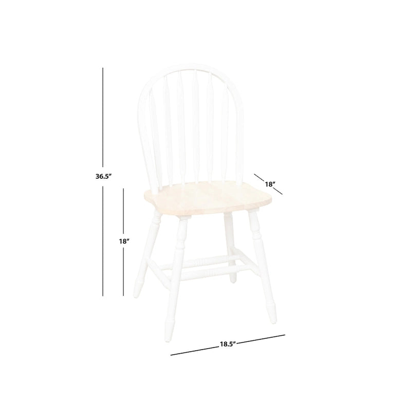 Simple Living Carolina 7-piece Farmhouse Solid Wood Dining Set with Leaf