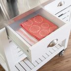 Eileen Rolling Kitchen Cart with Storage