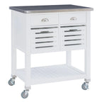 Eileen Rolling Kitchen Cart with Storage