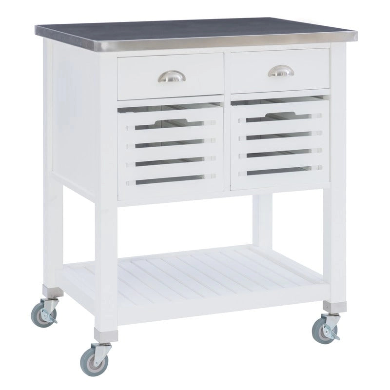 Eileen Rolling Kitchen Cart with Storage