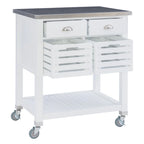 Eileen Rolling Kitchen Cart with Storage