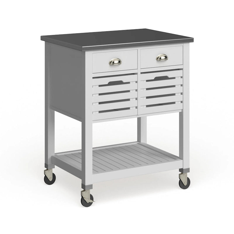 Eileen Rolling Kitchen Cart with Storage