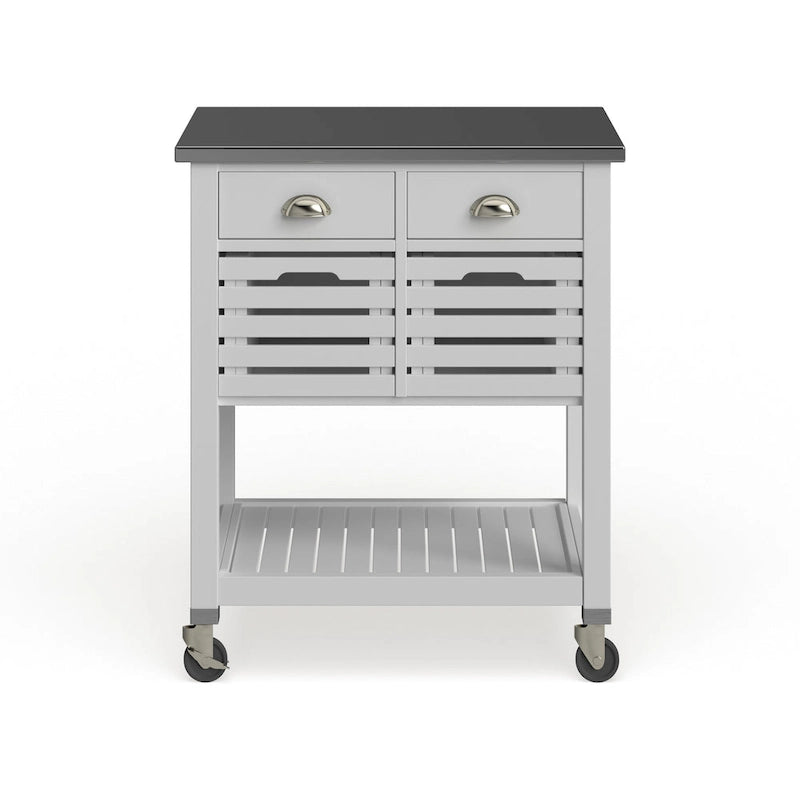 Eileen Rolling Kitchen Cart with Storage
