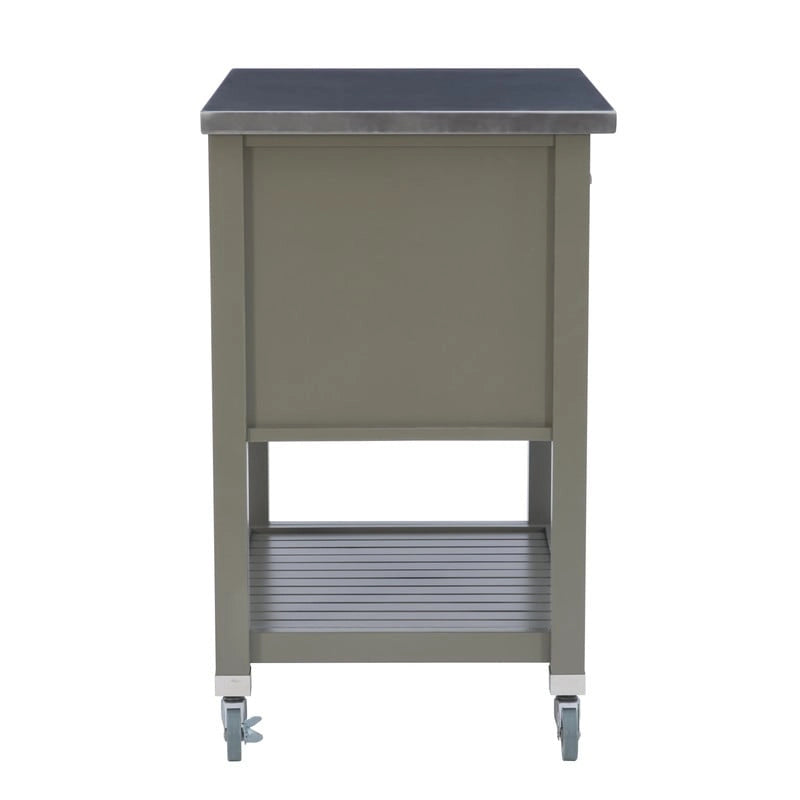 Eileen Rolling Kitchen Cart with Storage