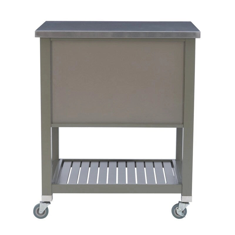 Eileen Rolling Kitchen Cart with Storage