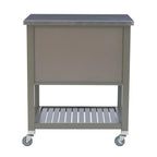 Eileen Rolling Kitchen Cart with Storage